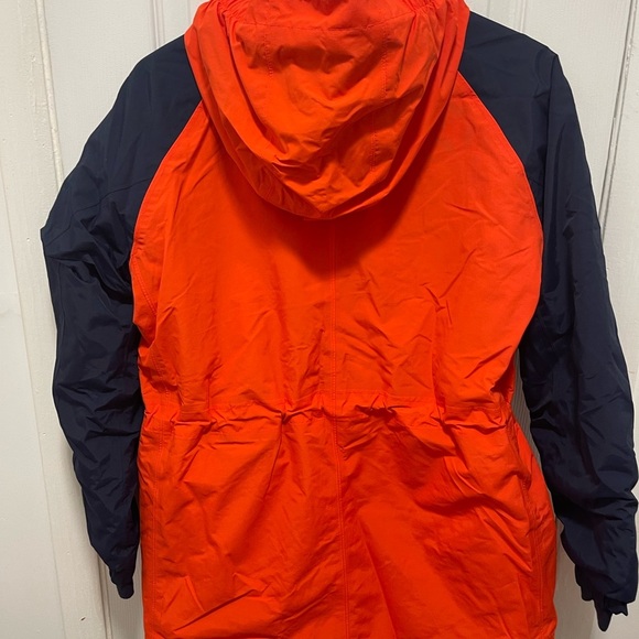 Lands' End Kids Orange and Navy Jacket - Picture 10 of 12
